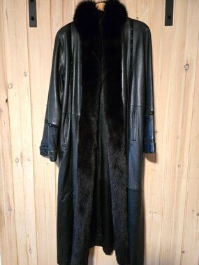 Chosen Couture Collection Leather and Fox jacket